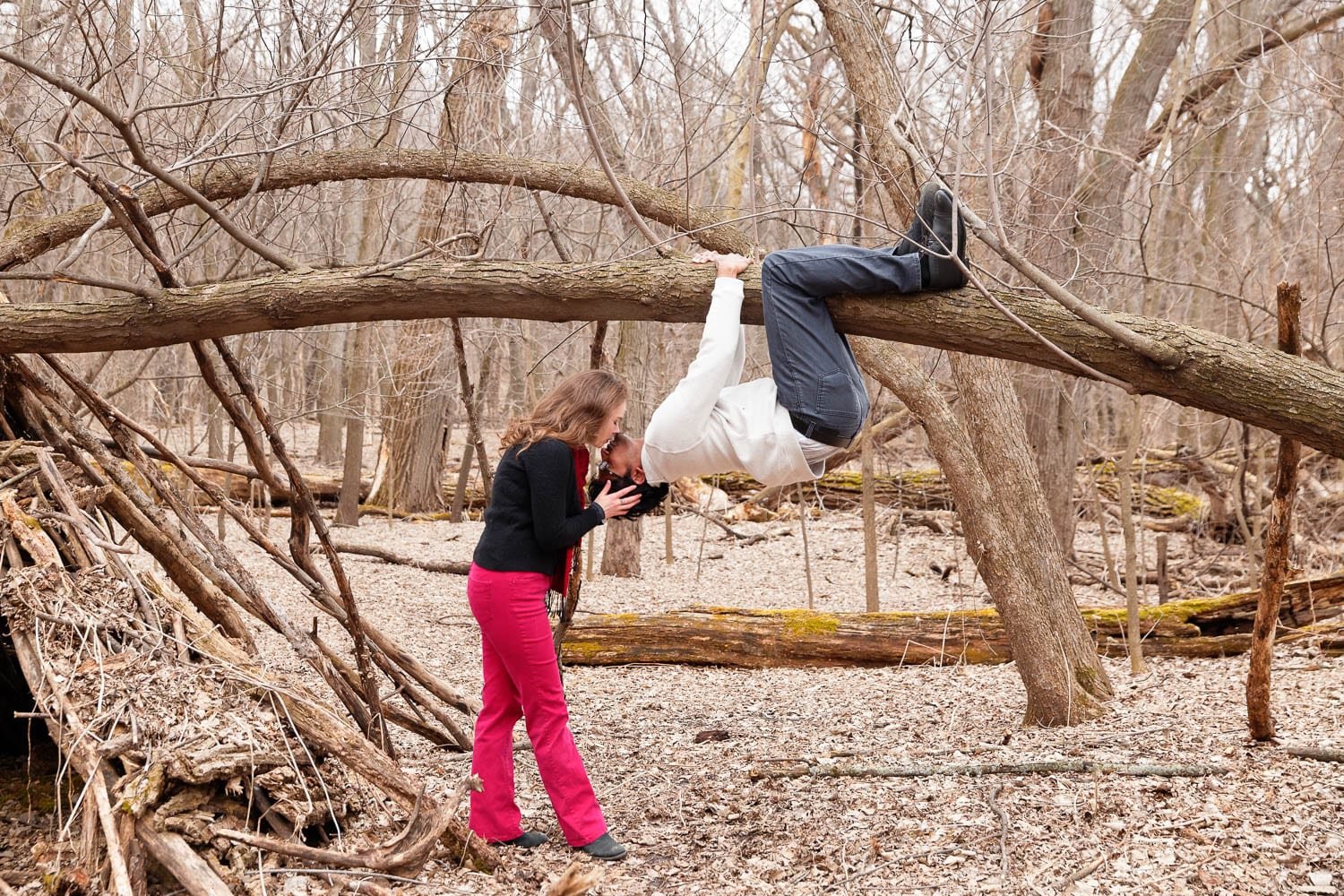 hidden falls engagement session