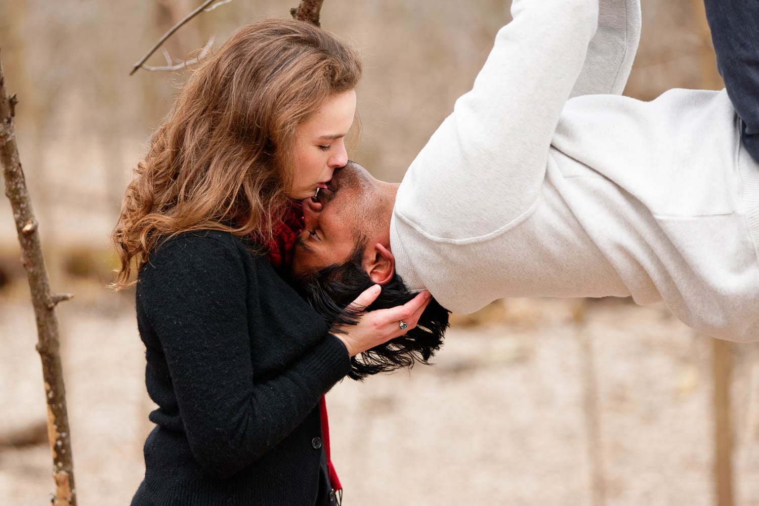 hidden falls engagement session