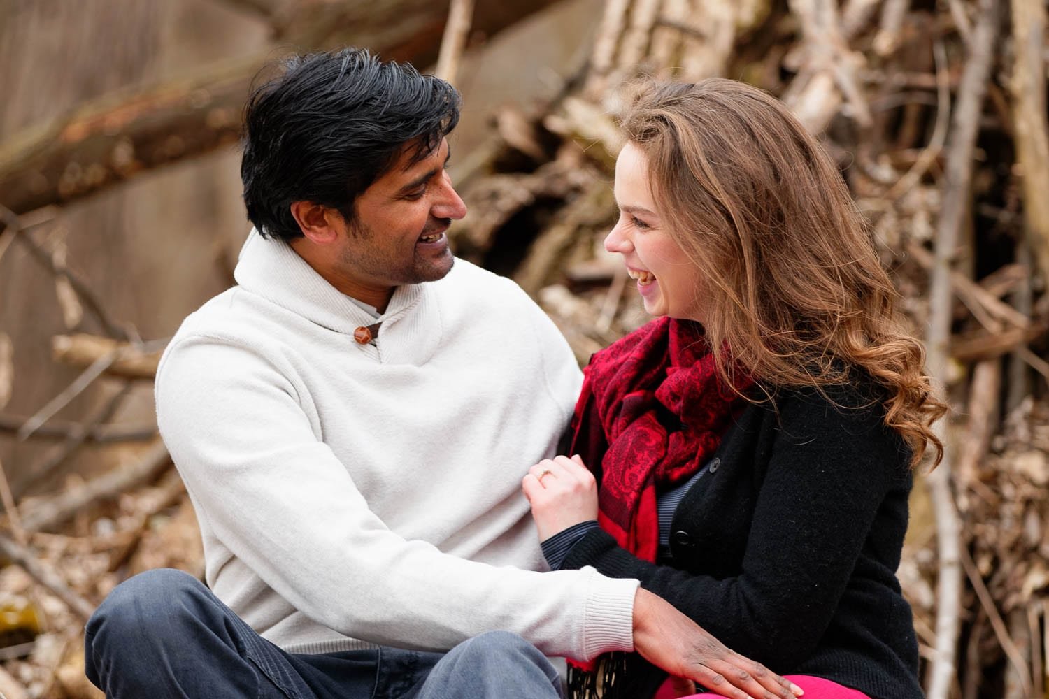 hidden falls engagement session