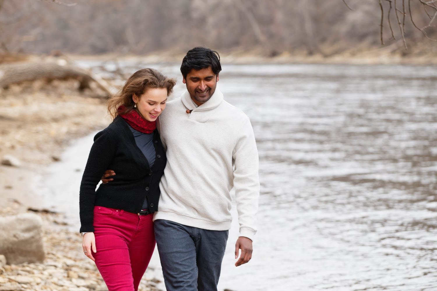 hidden falls engagement session