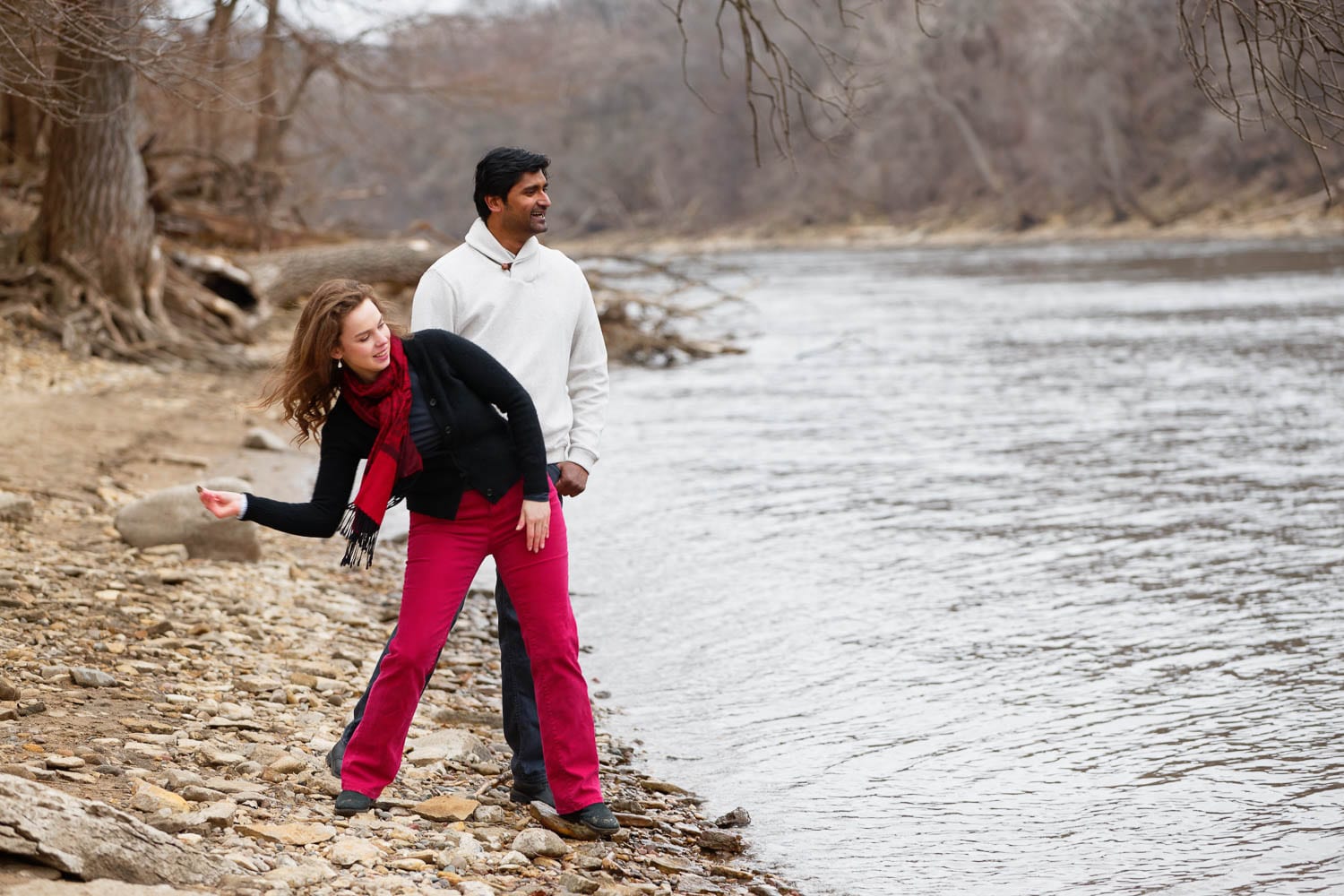 hidden falls engagement session