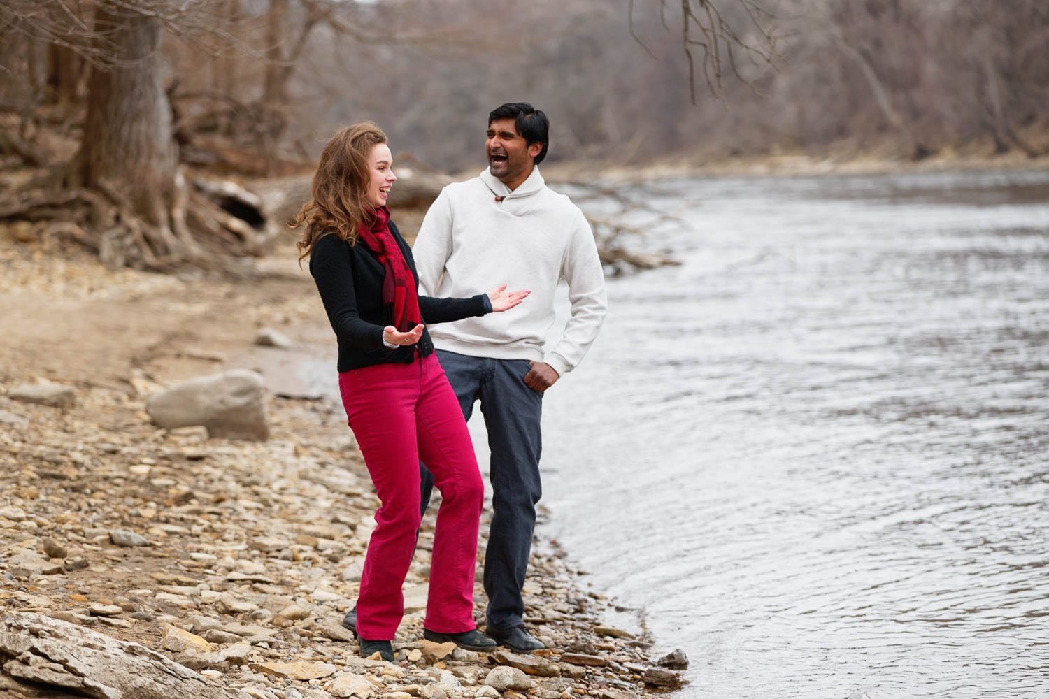 hidden falls engagement session