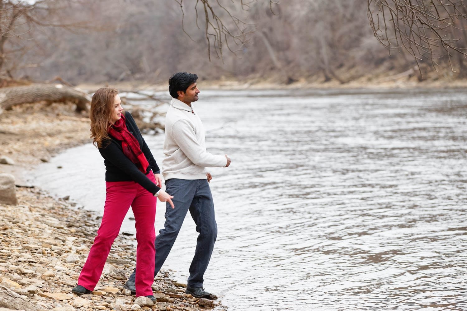 hidden falls engagement session