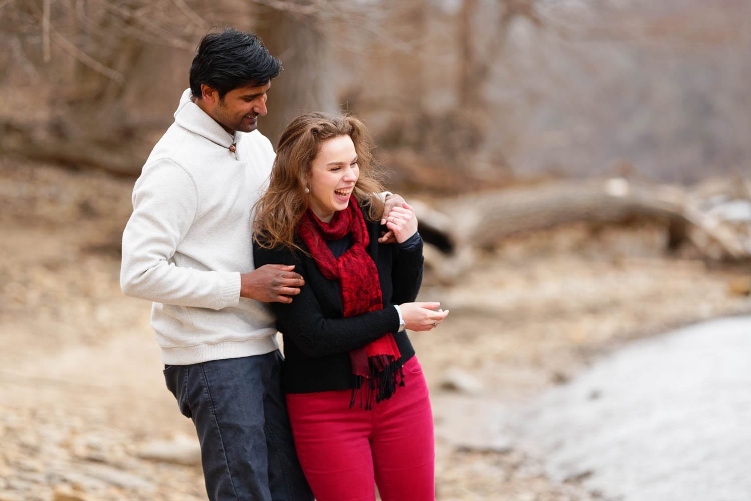 hidden falls engagement session