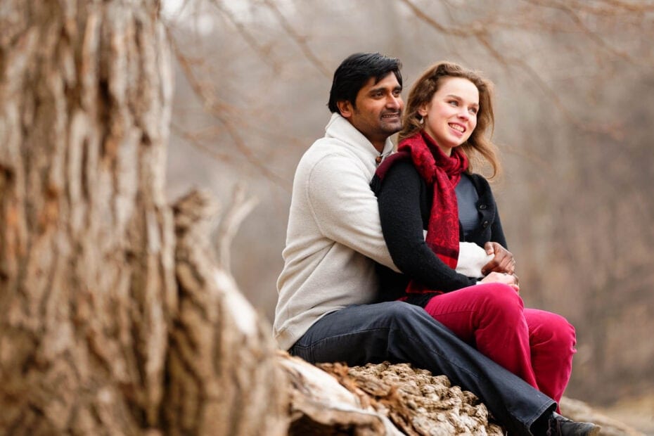 hidden falls engagement session