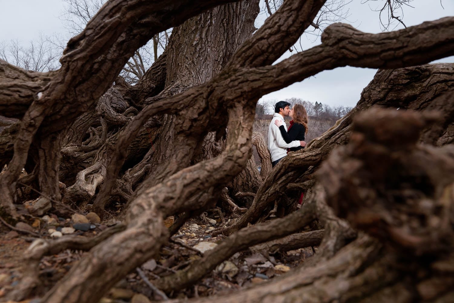 hidden falls engagement session