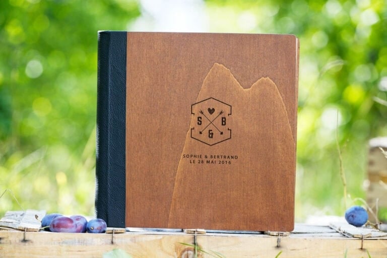 Wood Wedding Album