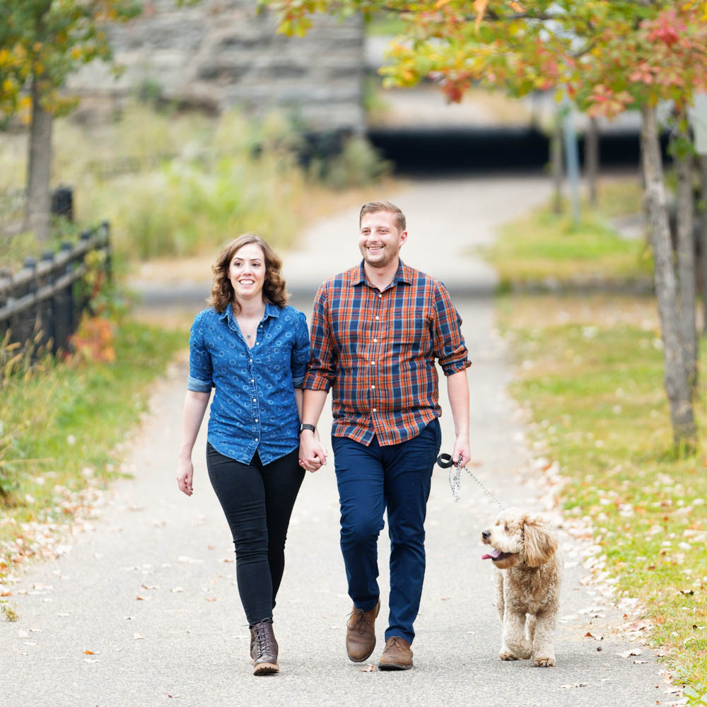couple dressed with shirt with patterns