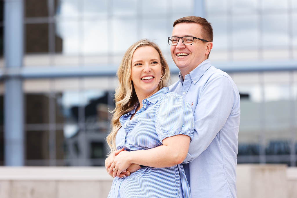 Engagement session Government Center Parking Ramp-2