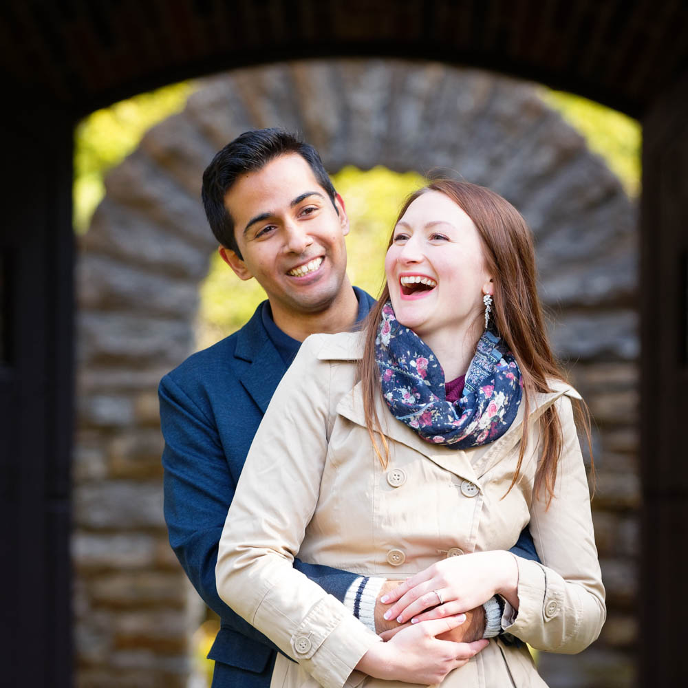 engagement session scarf accent