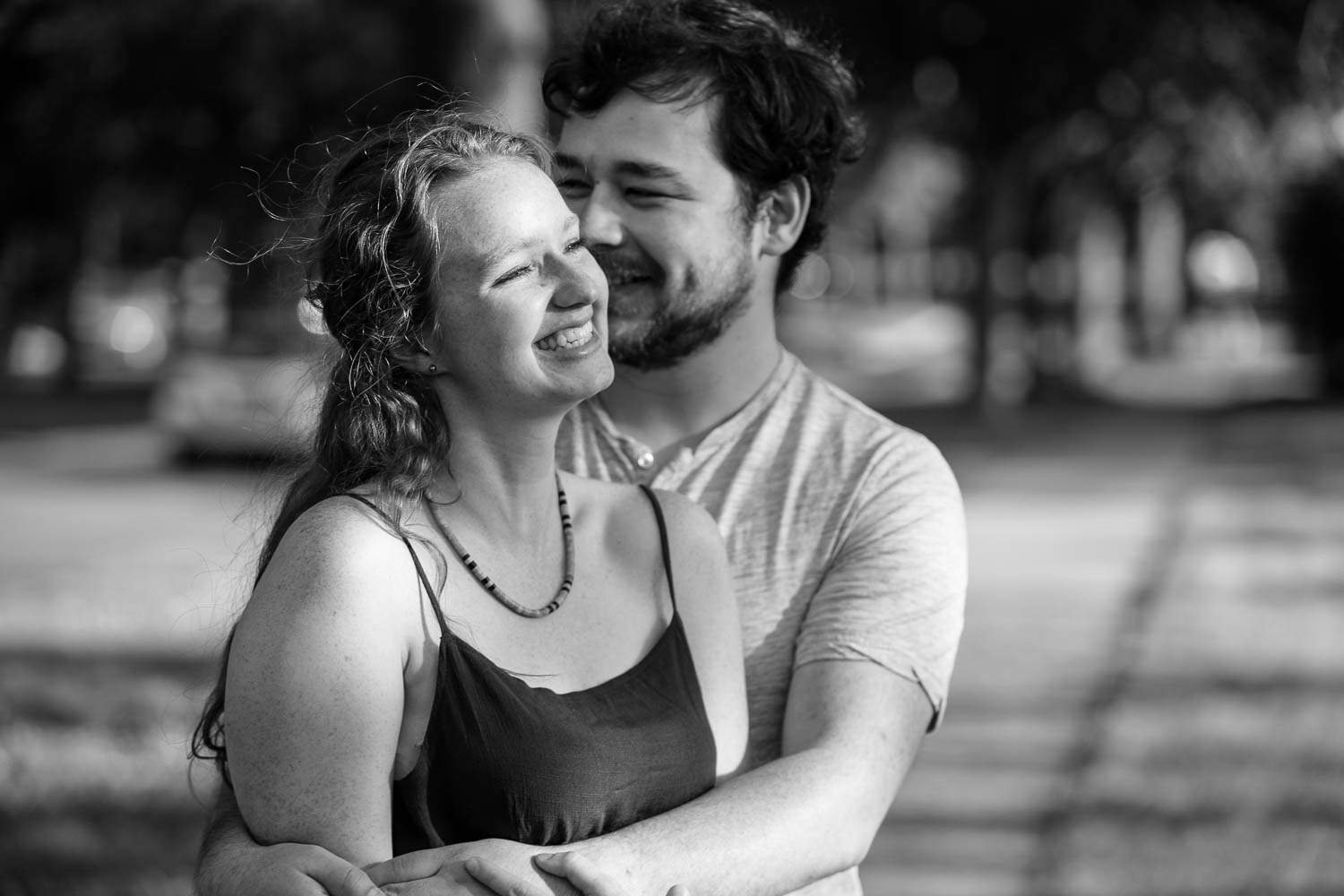 — bride to be smiling catched by Professional photographer —