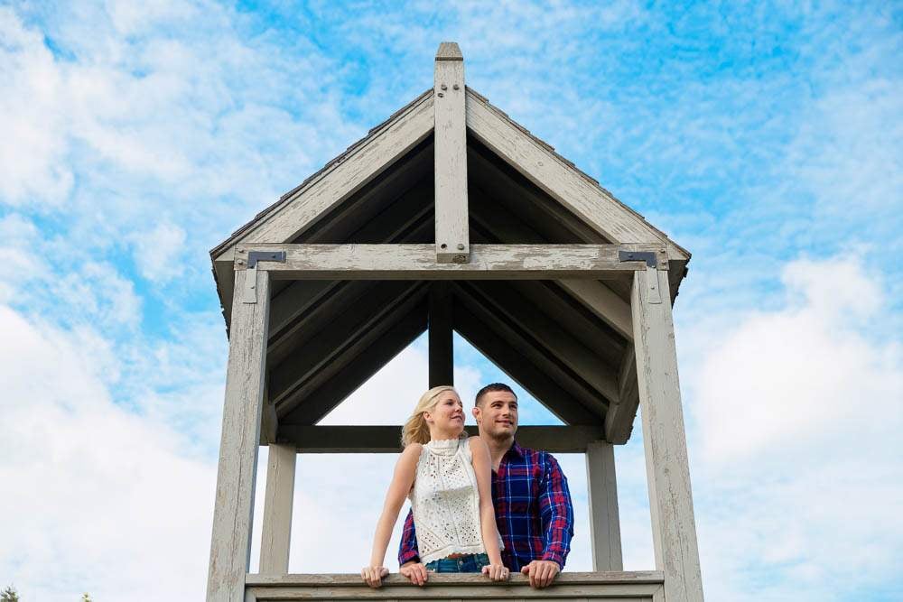 — couples enjoyement with blue sky —