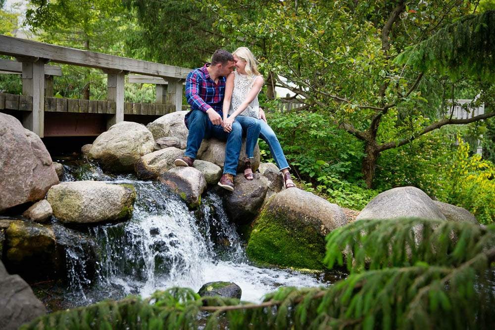 — waterfalls at the rock garden minnesota arboretum —