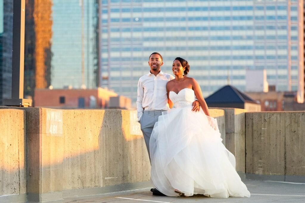 rooftop engagement ceremony