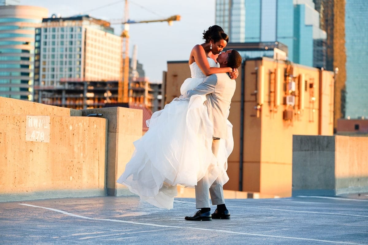 rooftop engagement ceremony