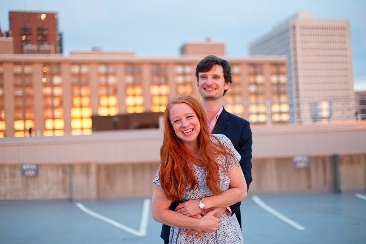 rooftop engagement ceremony