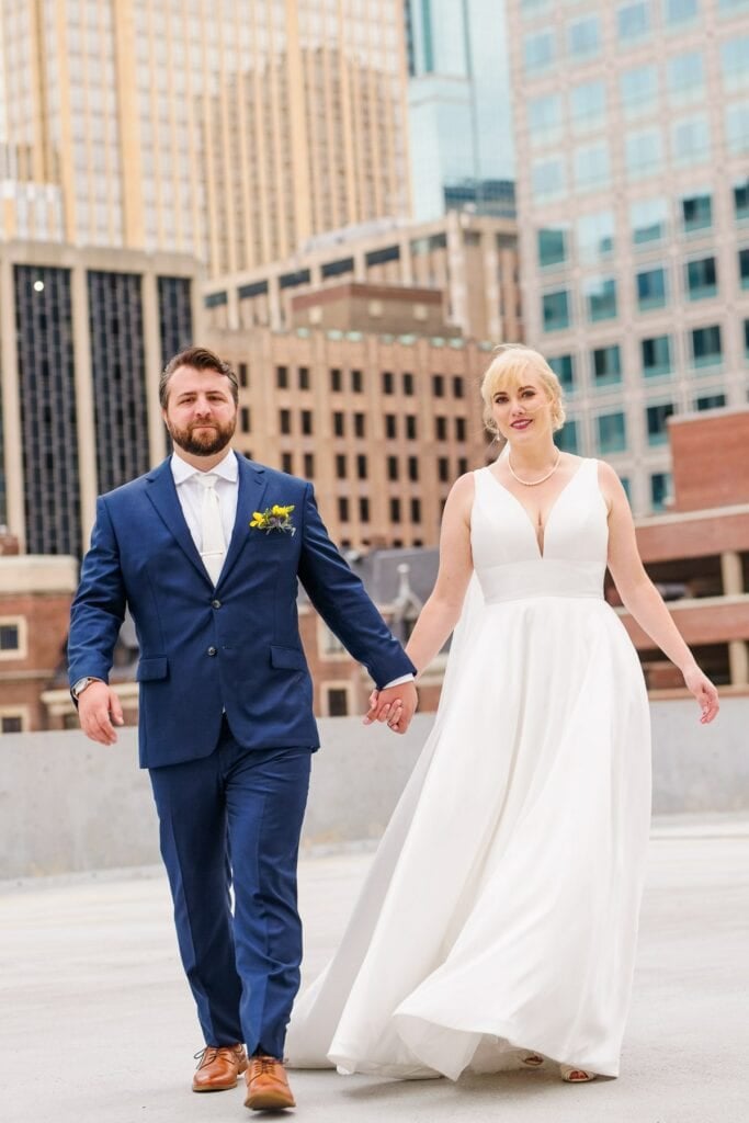 rooftop engagement ceremony