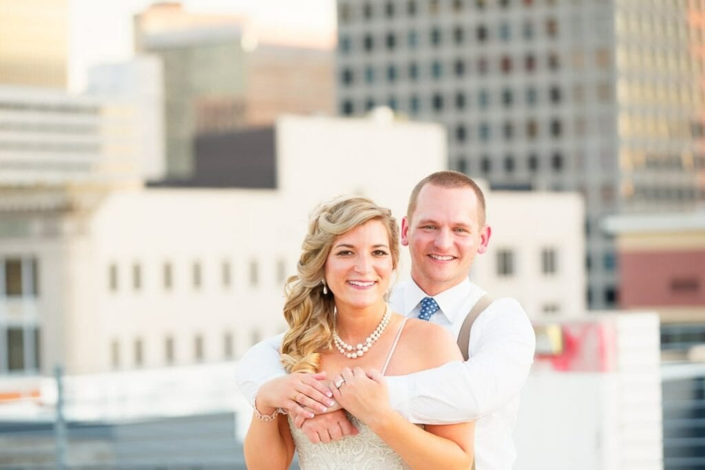 rooftop engagement ceremony