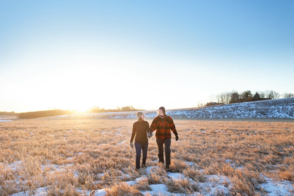 Silver Creek Reservoir Rochester MN Engagement Session