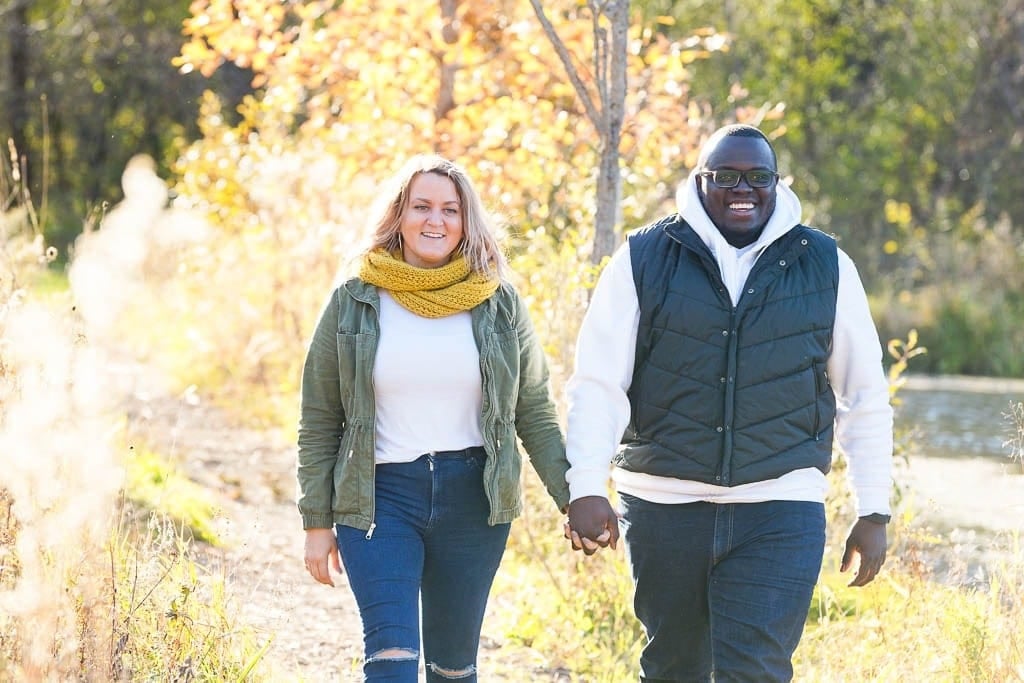 photo session at quarry hills falls