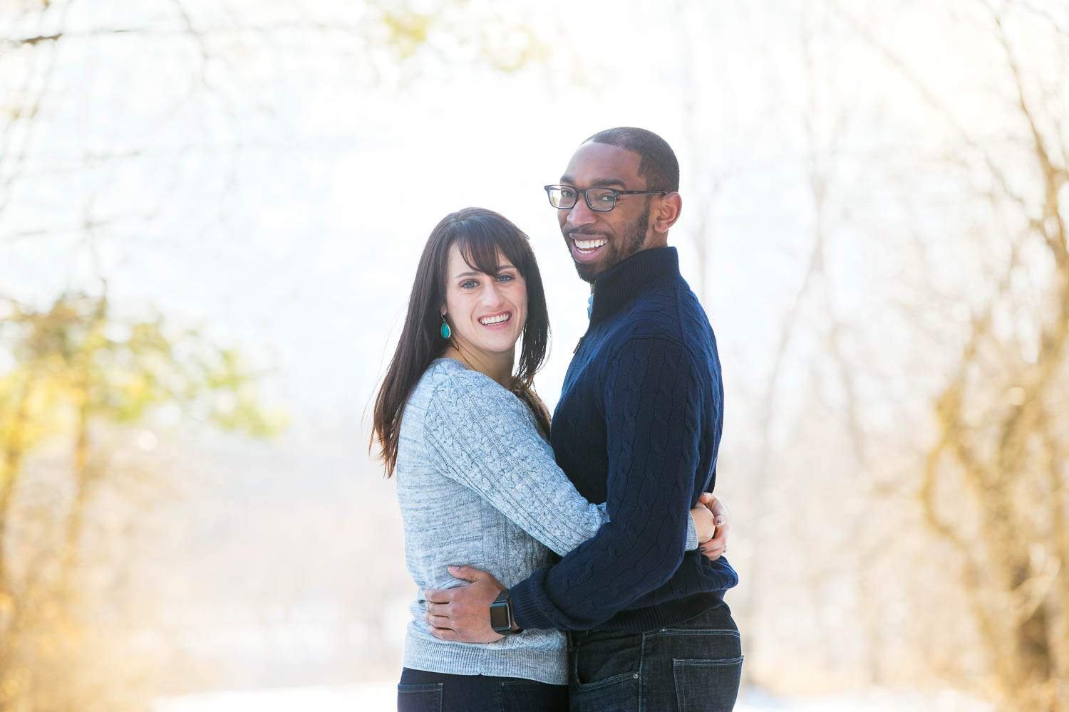 Posing couple