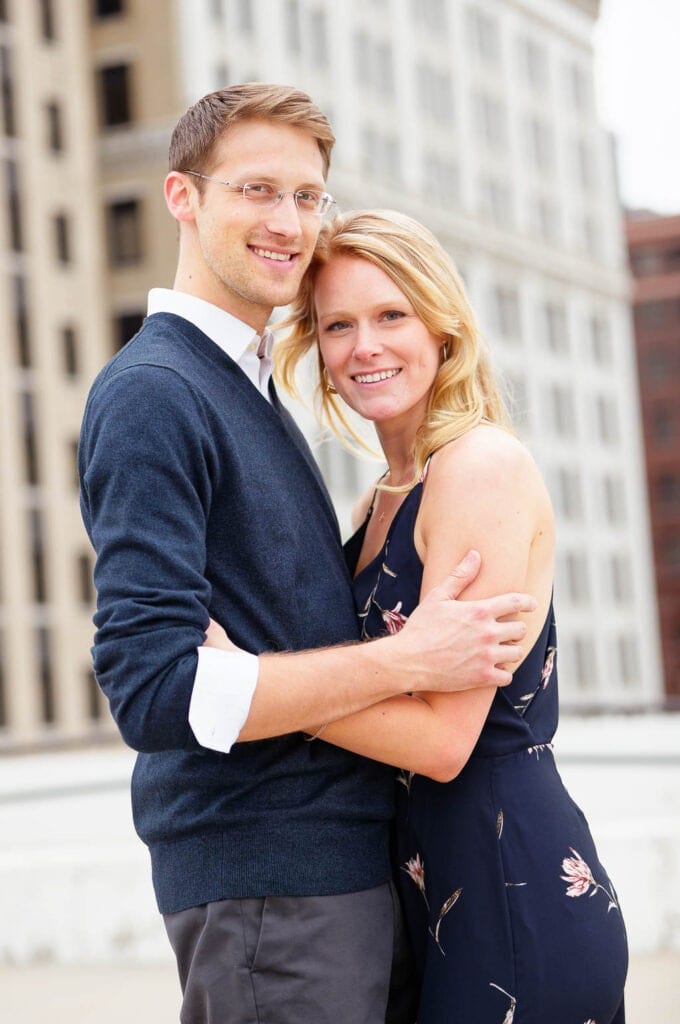 engagement rooftop st paul