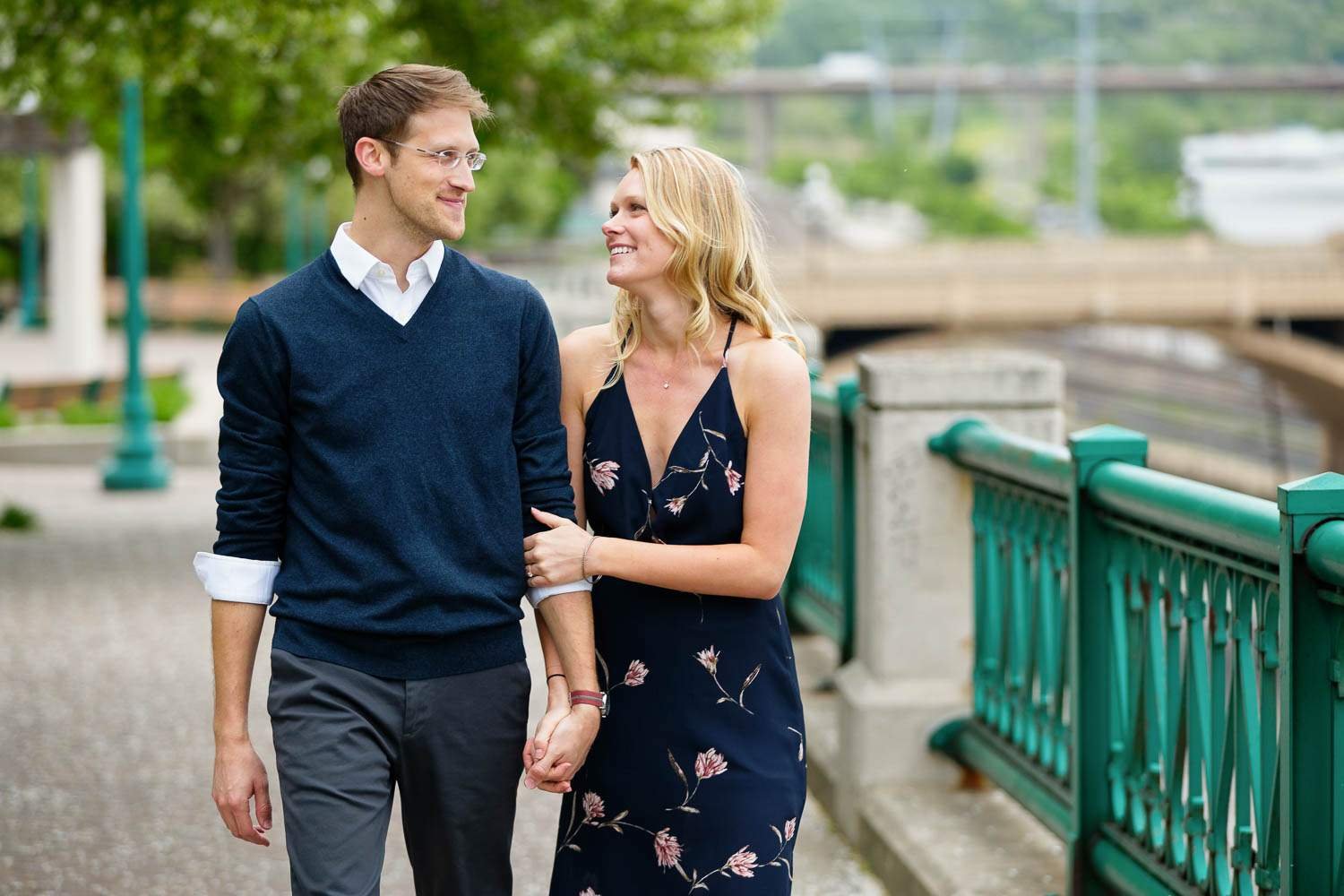 — Happy fiancee —