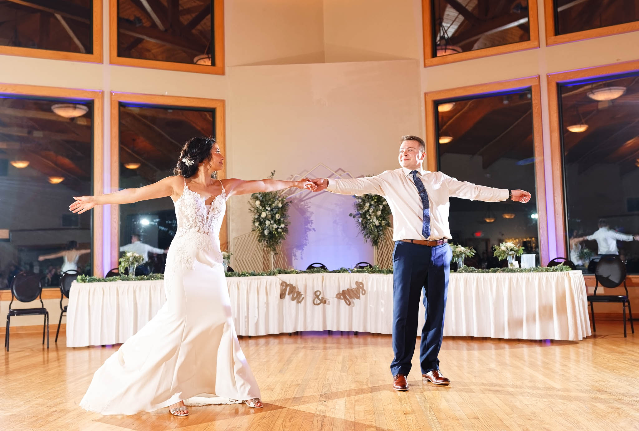 First dance bride and groom