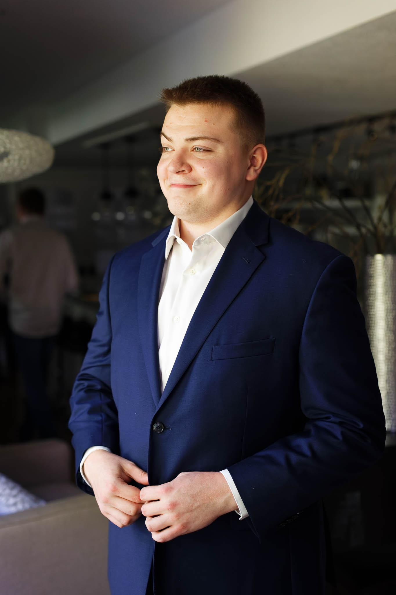 groom getting ready