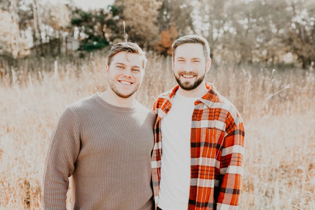 Gay Engagement session at Grey Cloud Dunes SNA in Cottage Grove, MN
