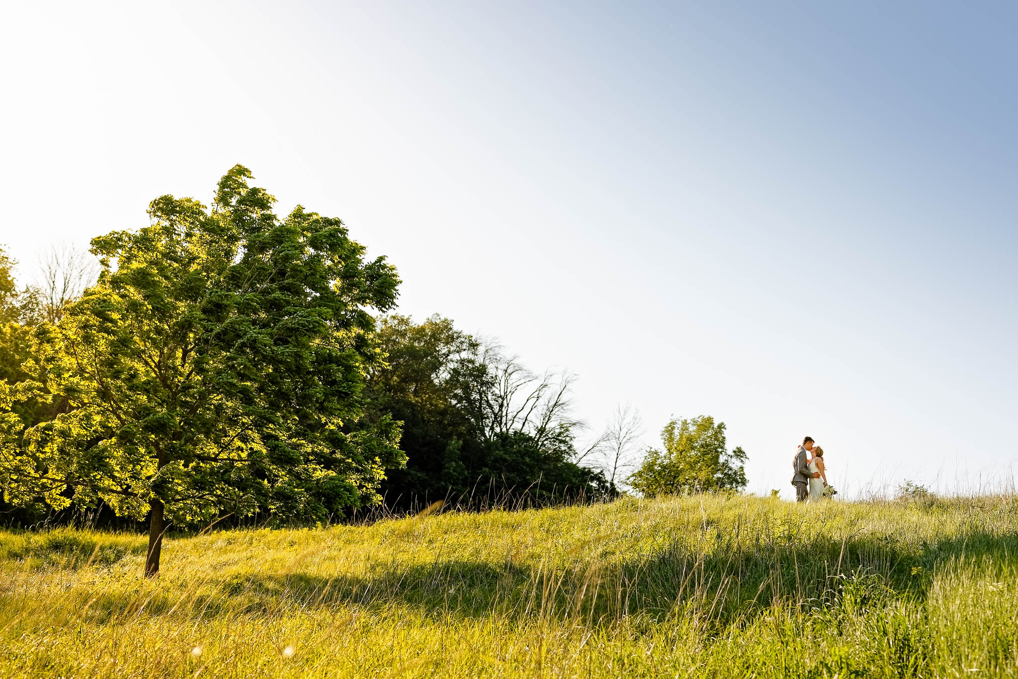 bride and groom wedding photos at Bearwood Event Barn Byron MN