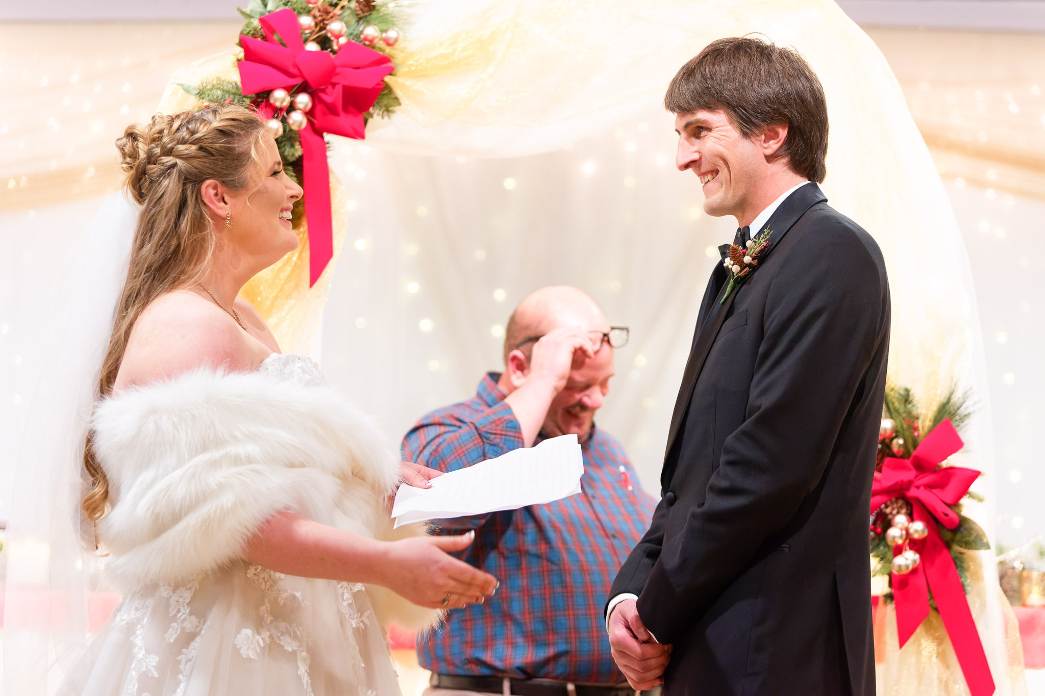 ceremony at Blue Moon Ballroom