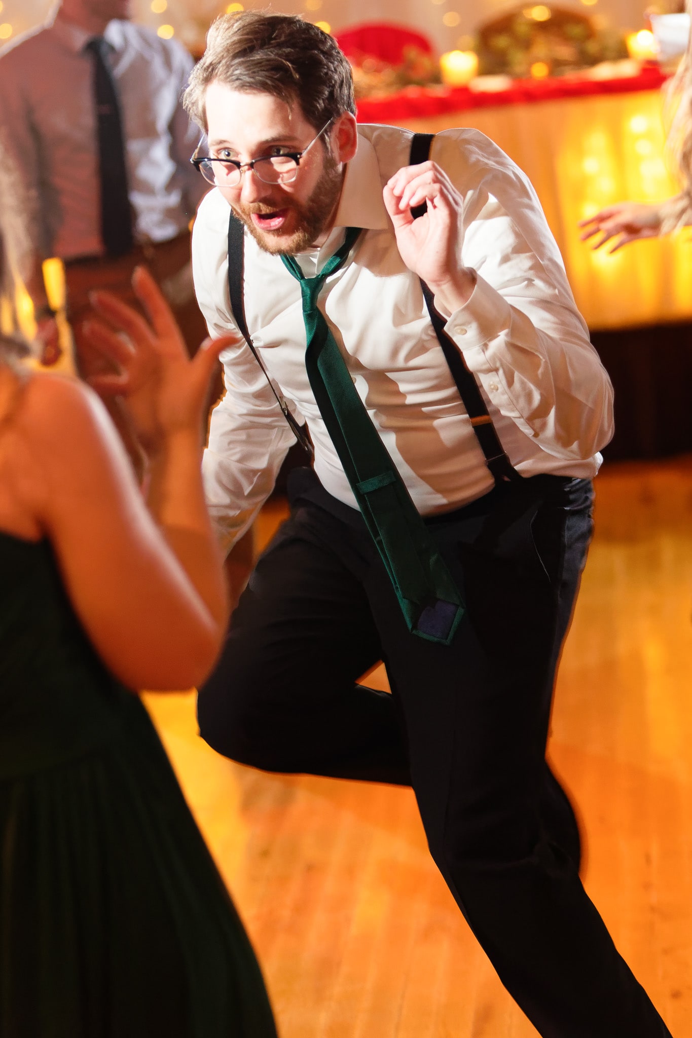 guest dancing at Blue Moon Ballroom