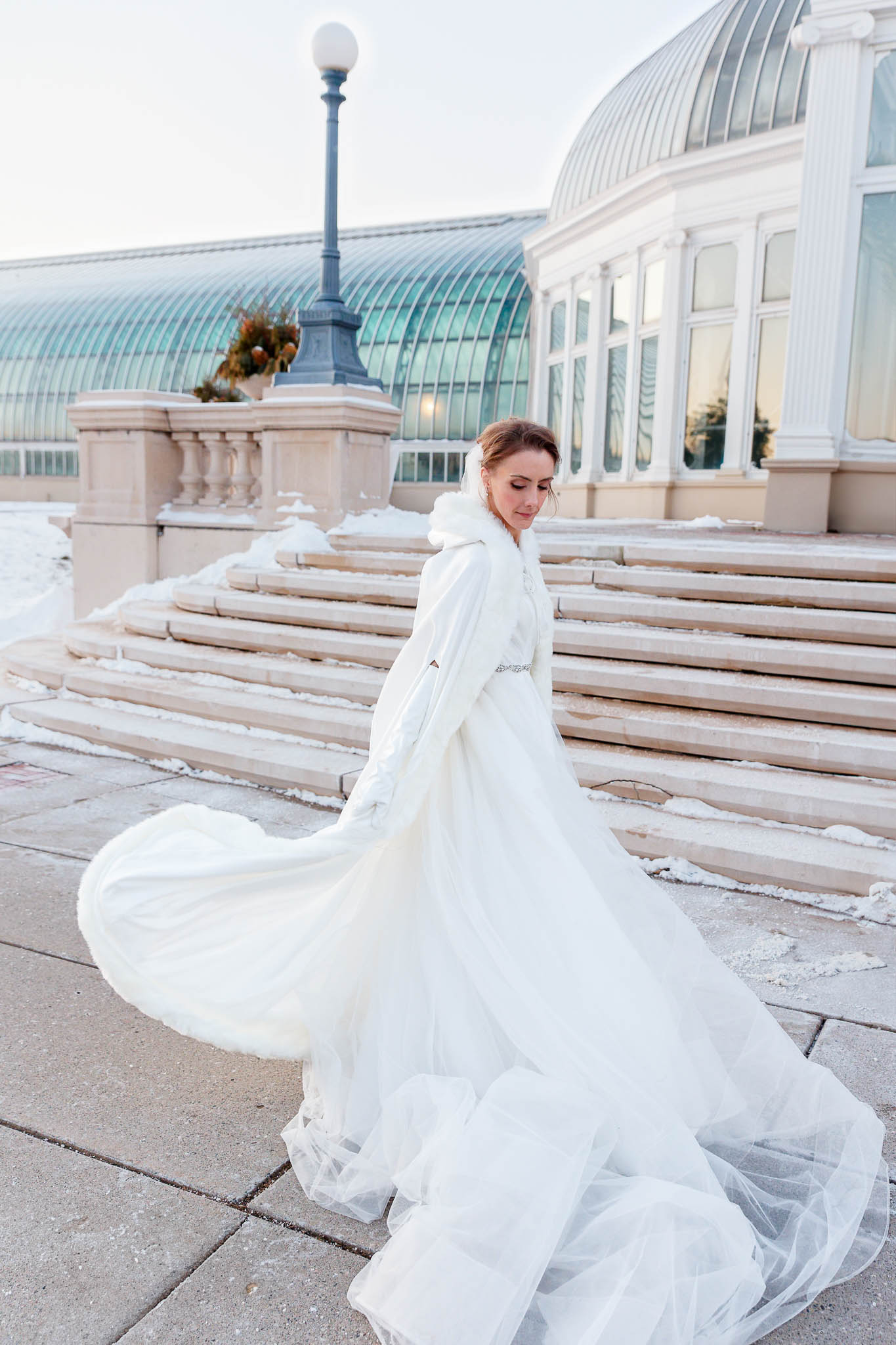 bride winter coat