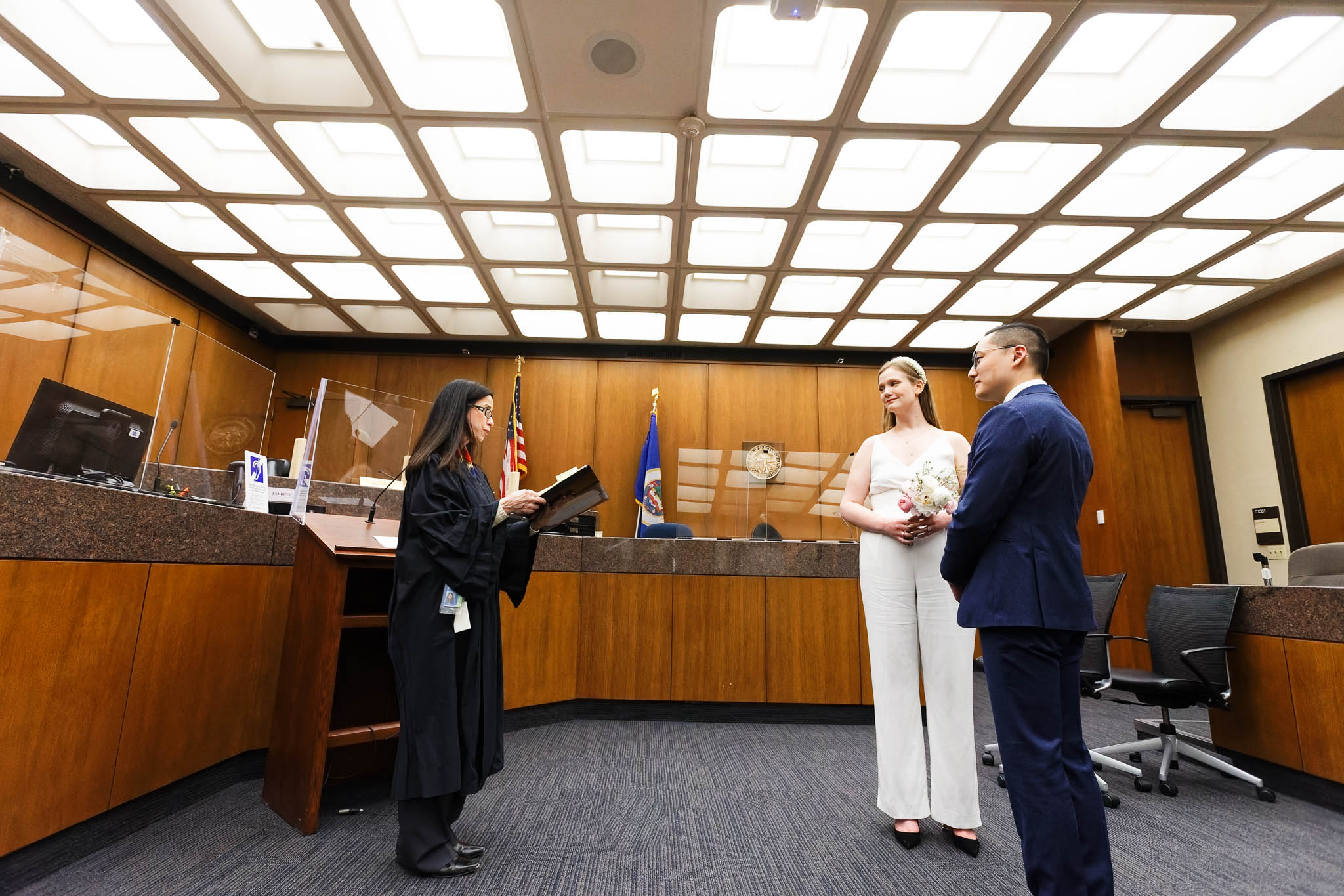 civil union ceremony at gouvernement center