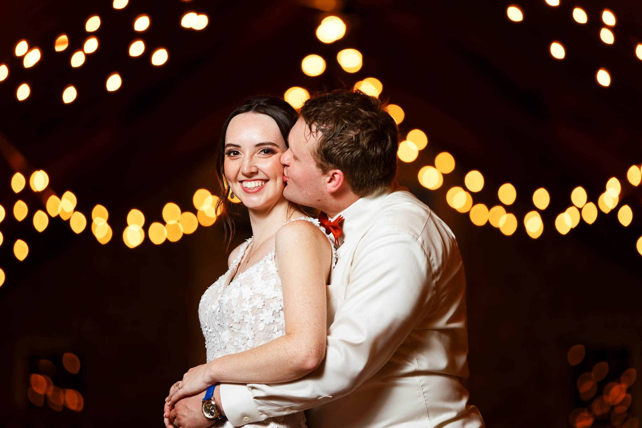 artistic image wedding with flash-4