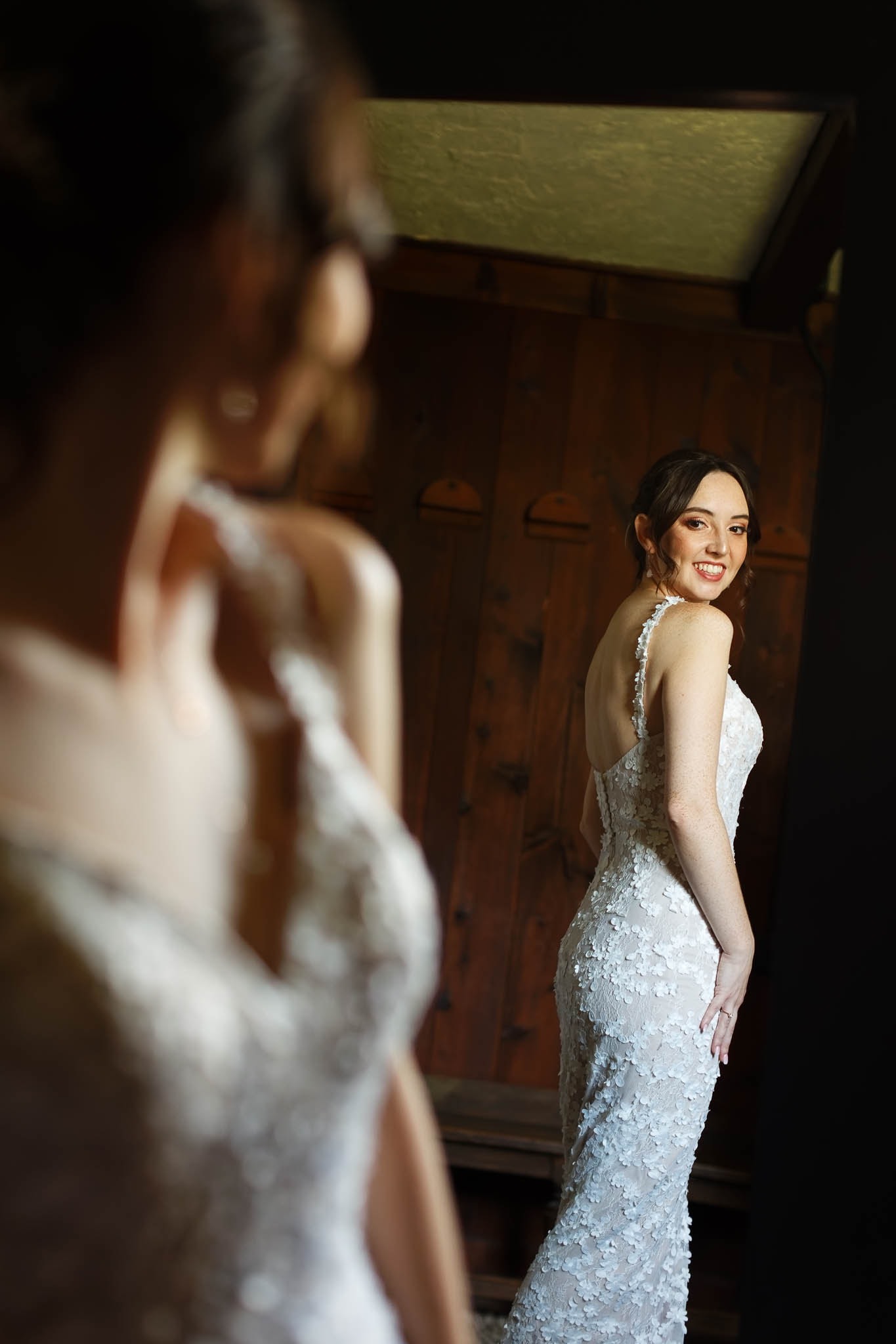 Bride preperation at the Mayowood stone barn in Bridle Suite-4