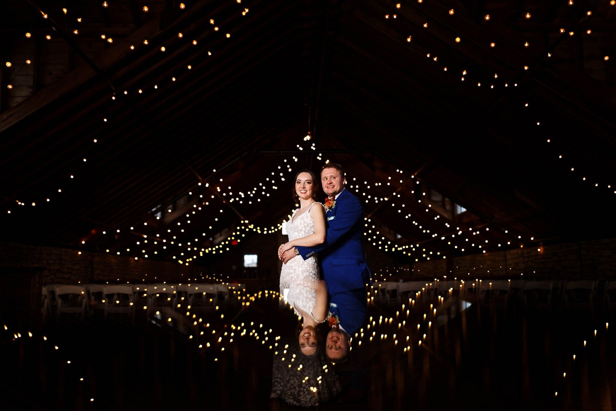 Reception at Mayowood Stone barn-2