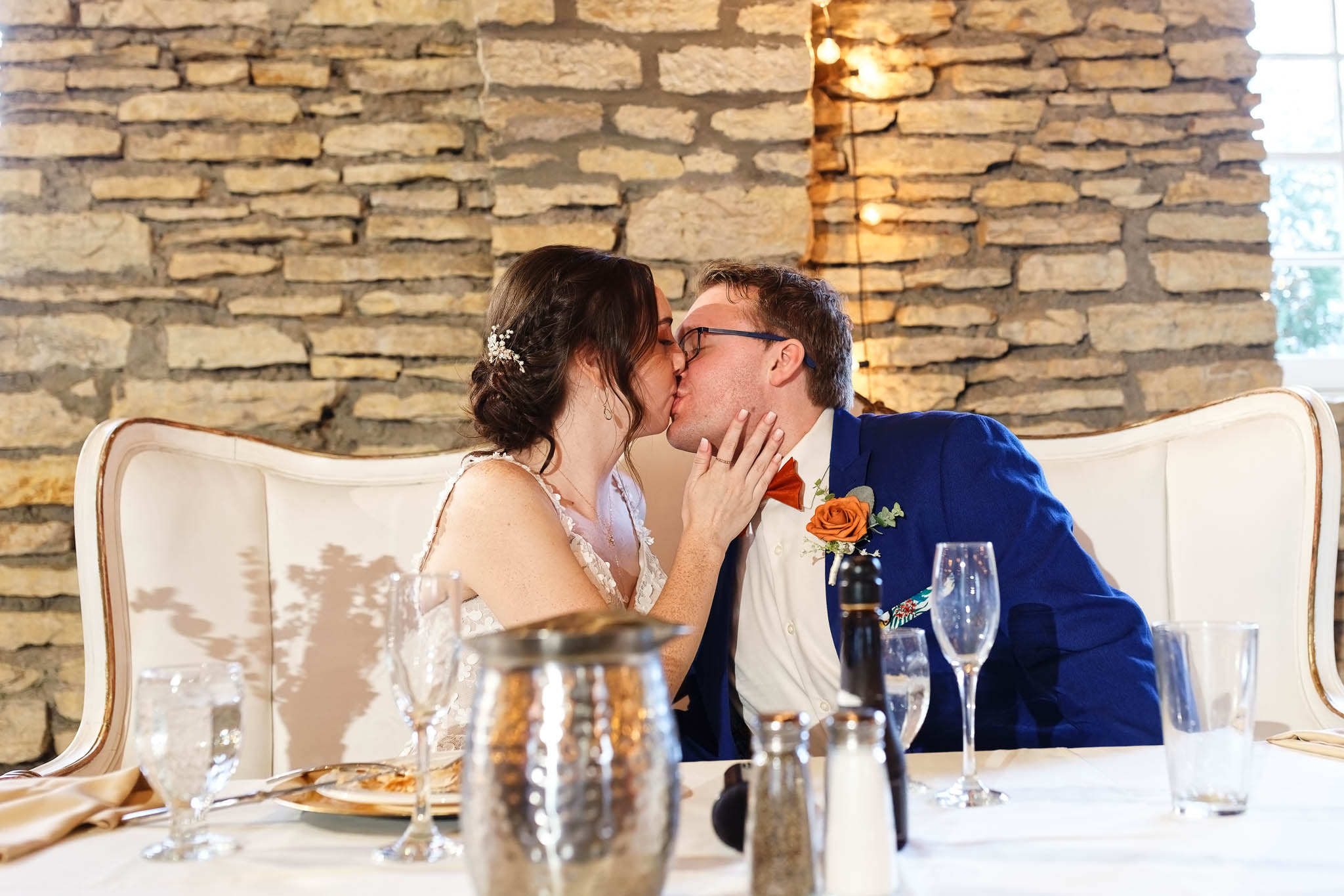 Reception at Mayowood Stone barn