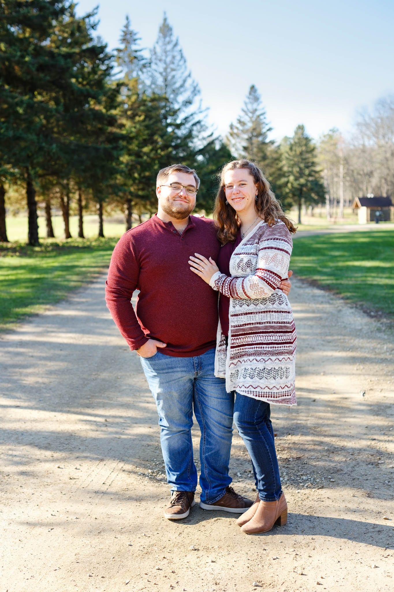 fall photo session engagement oxbow park byron-11