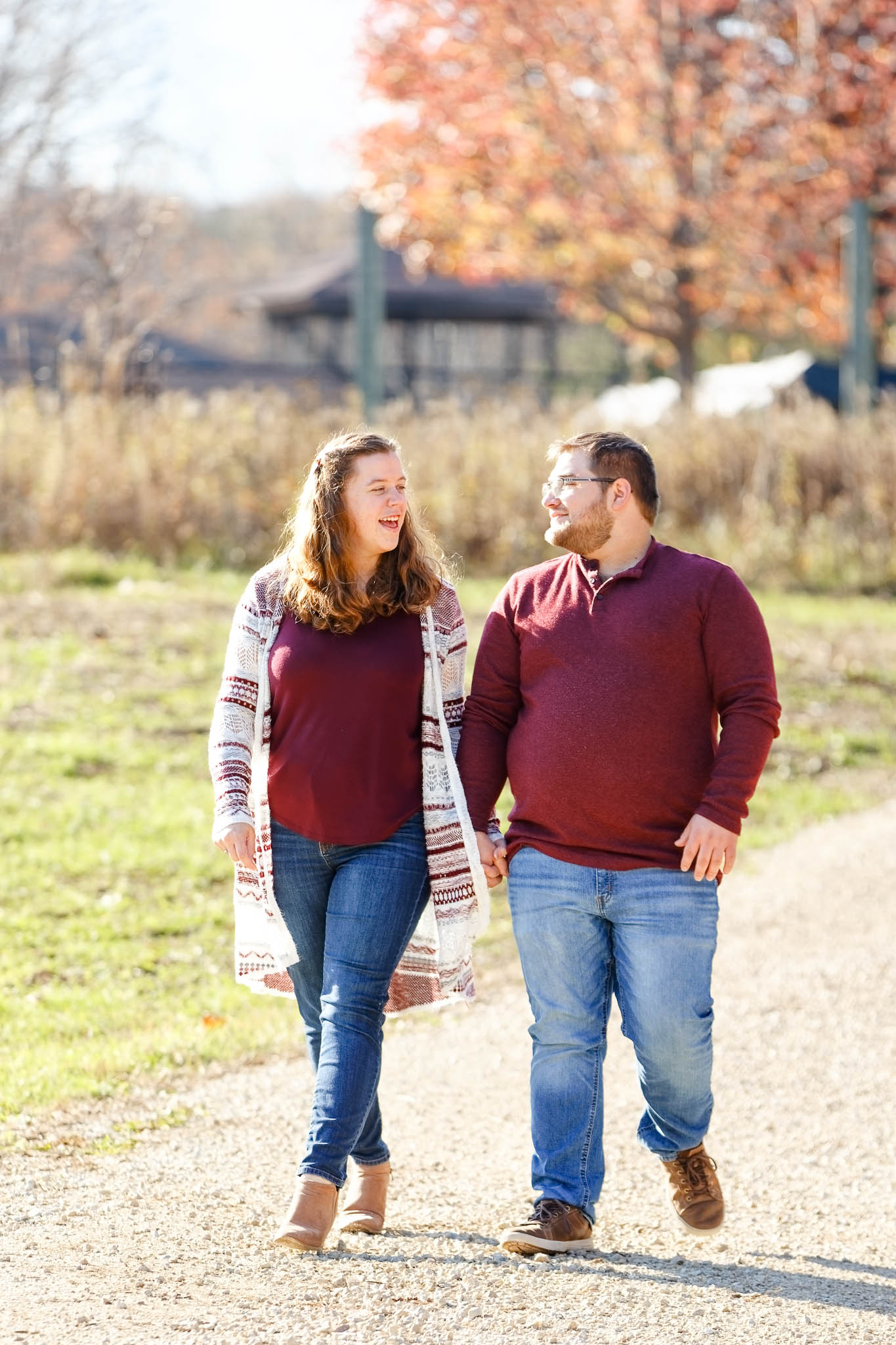 fall photo session engagement oxbow park byron-13