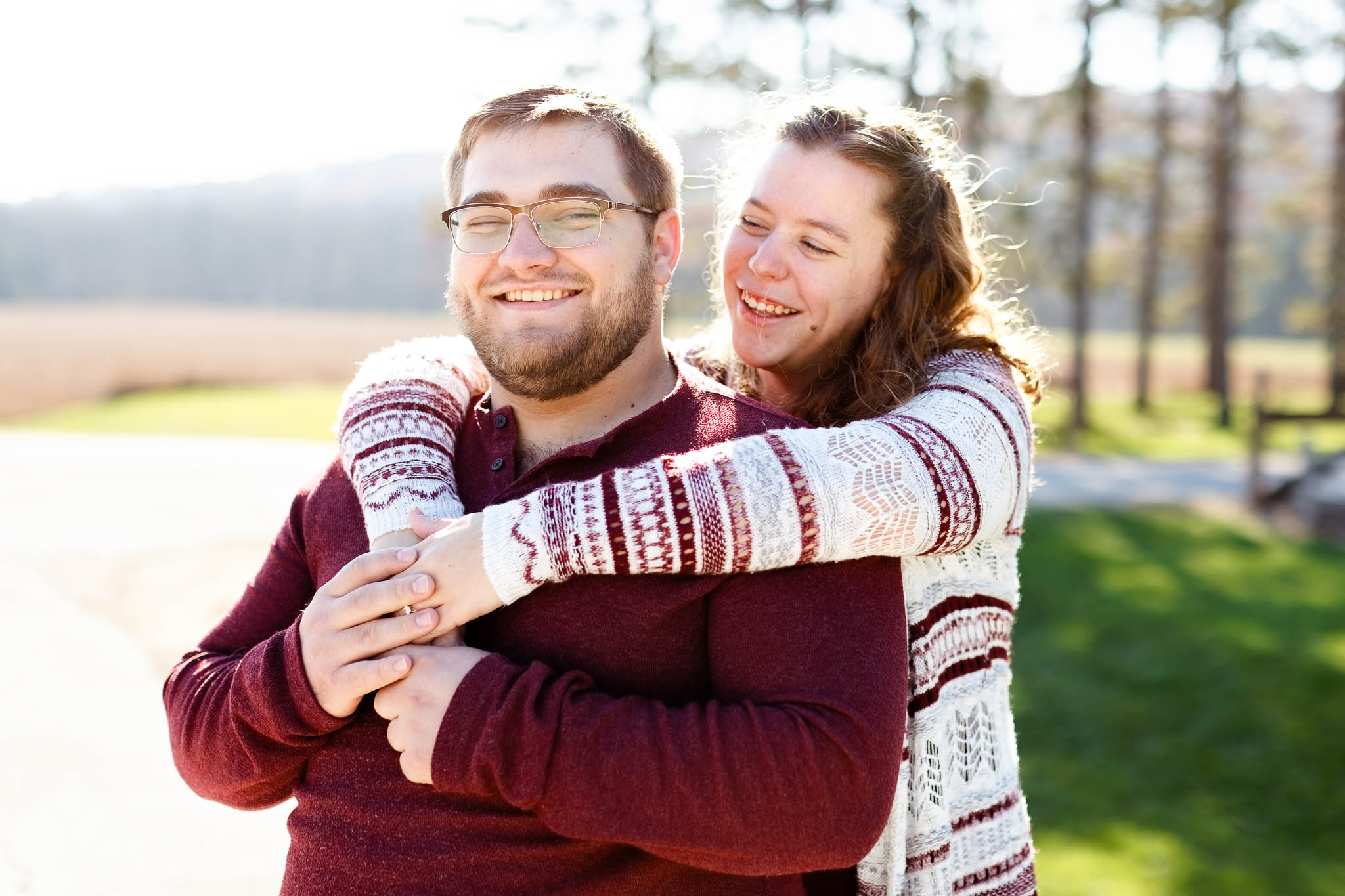fall photo session engagement oxbow park byron-2