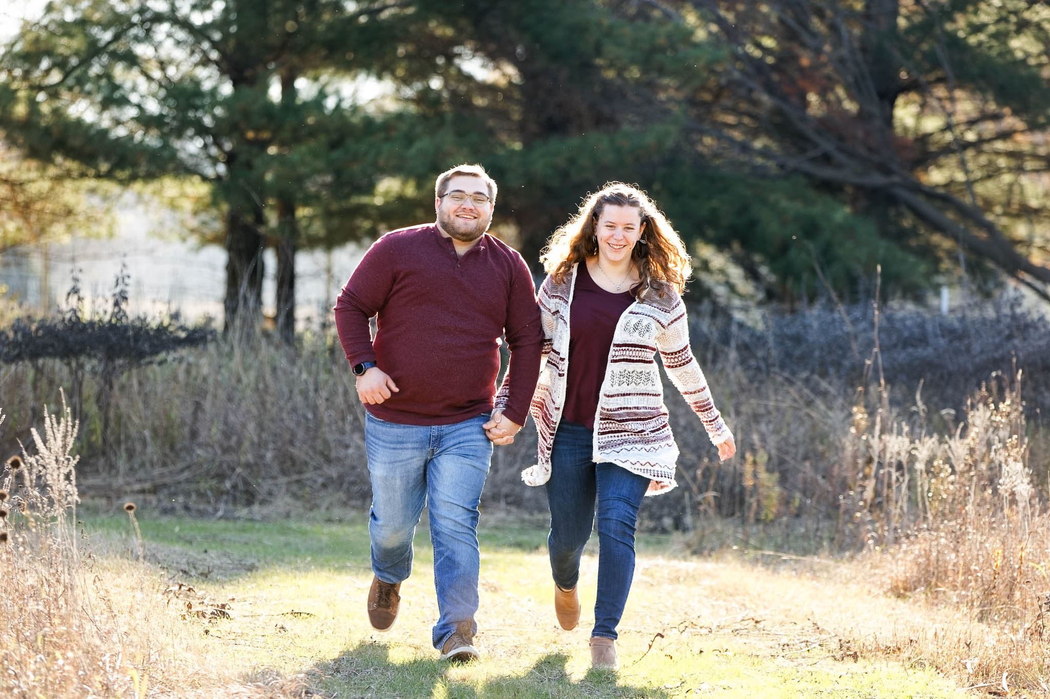fall photo session engagement oxbow park byron-9