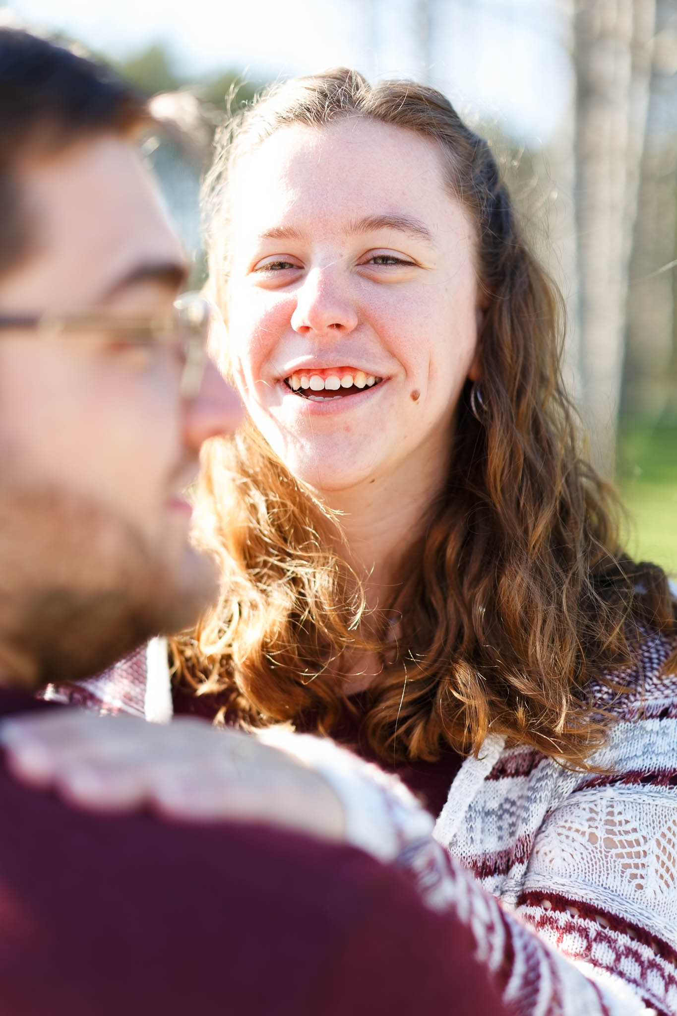 fall photo session engagement oxbow park byron