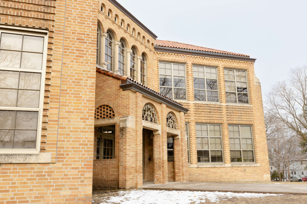 Folwell, Elementary School façade Rochester MN new Mediterranean architecture style-2