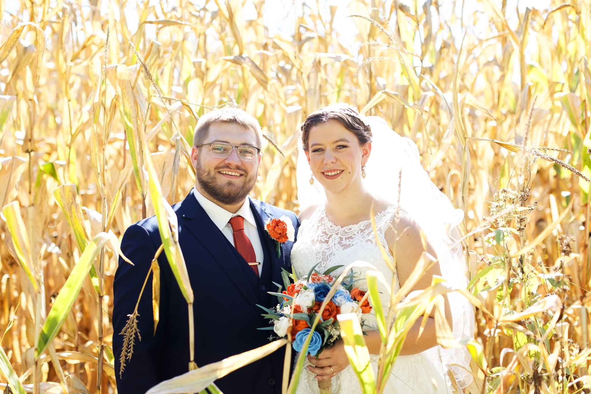 in the corn fields