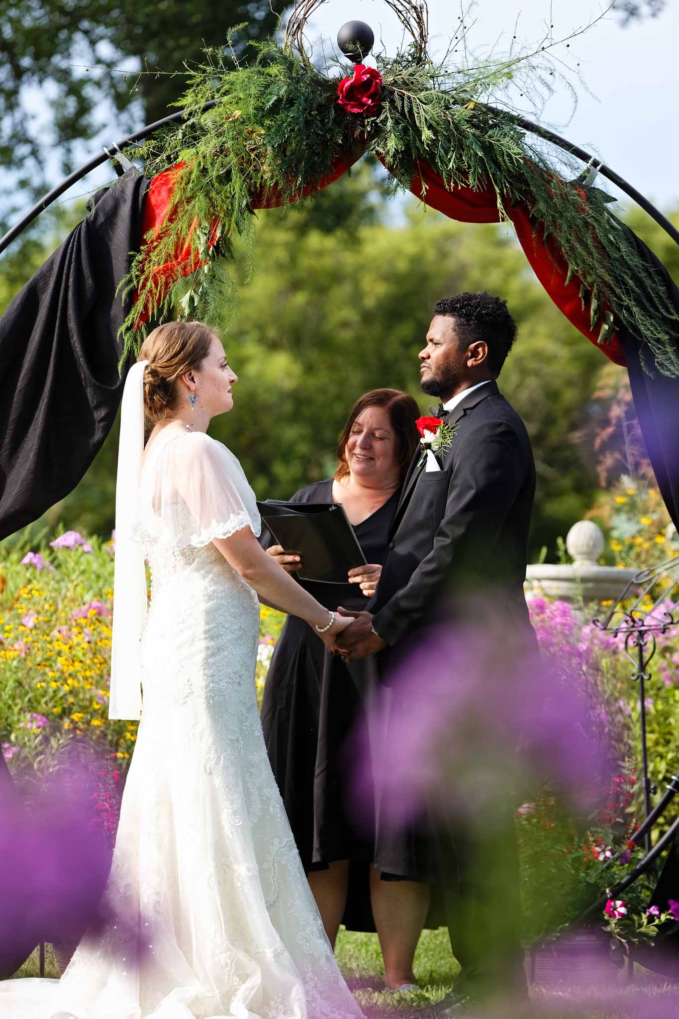 wedding ceremony at garten market platz