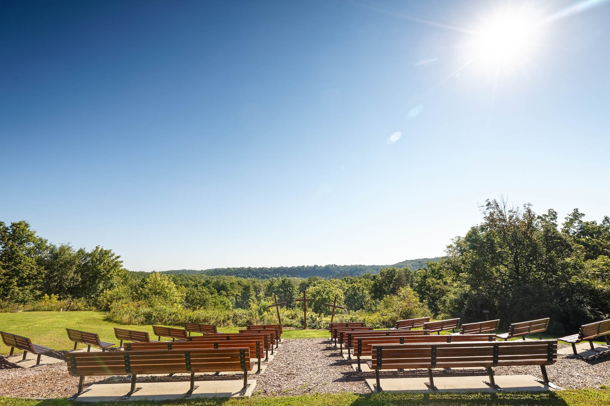 good eearth village outdoor ceremony site