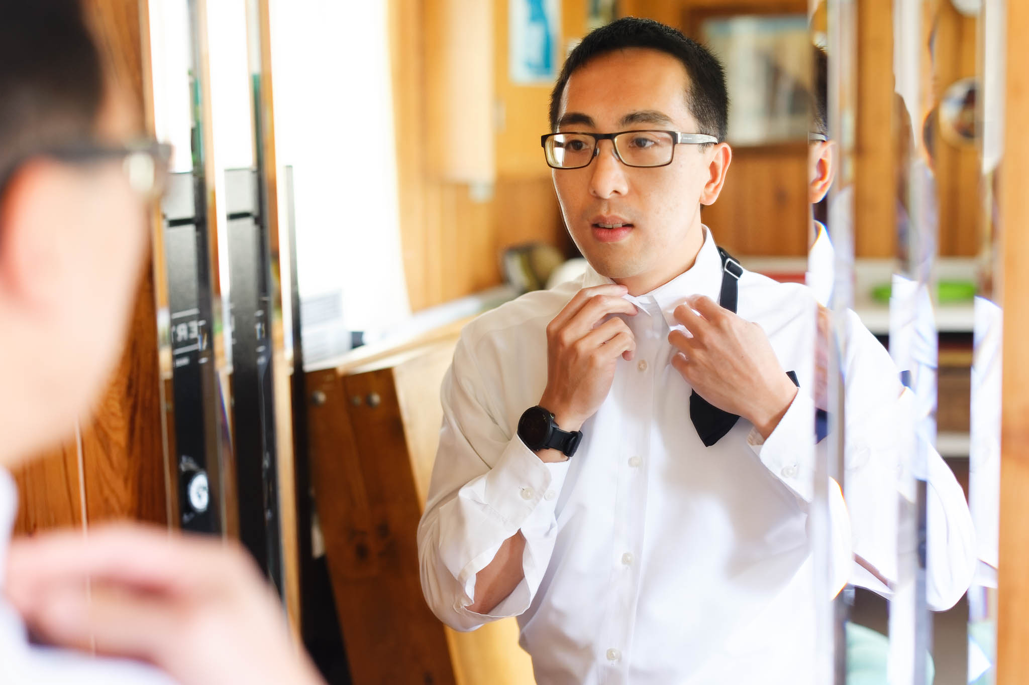 groom getting ready in the_