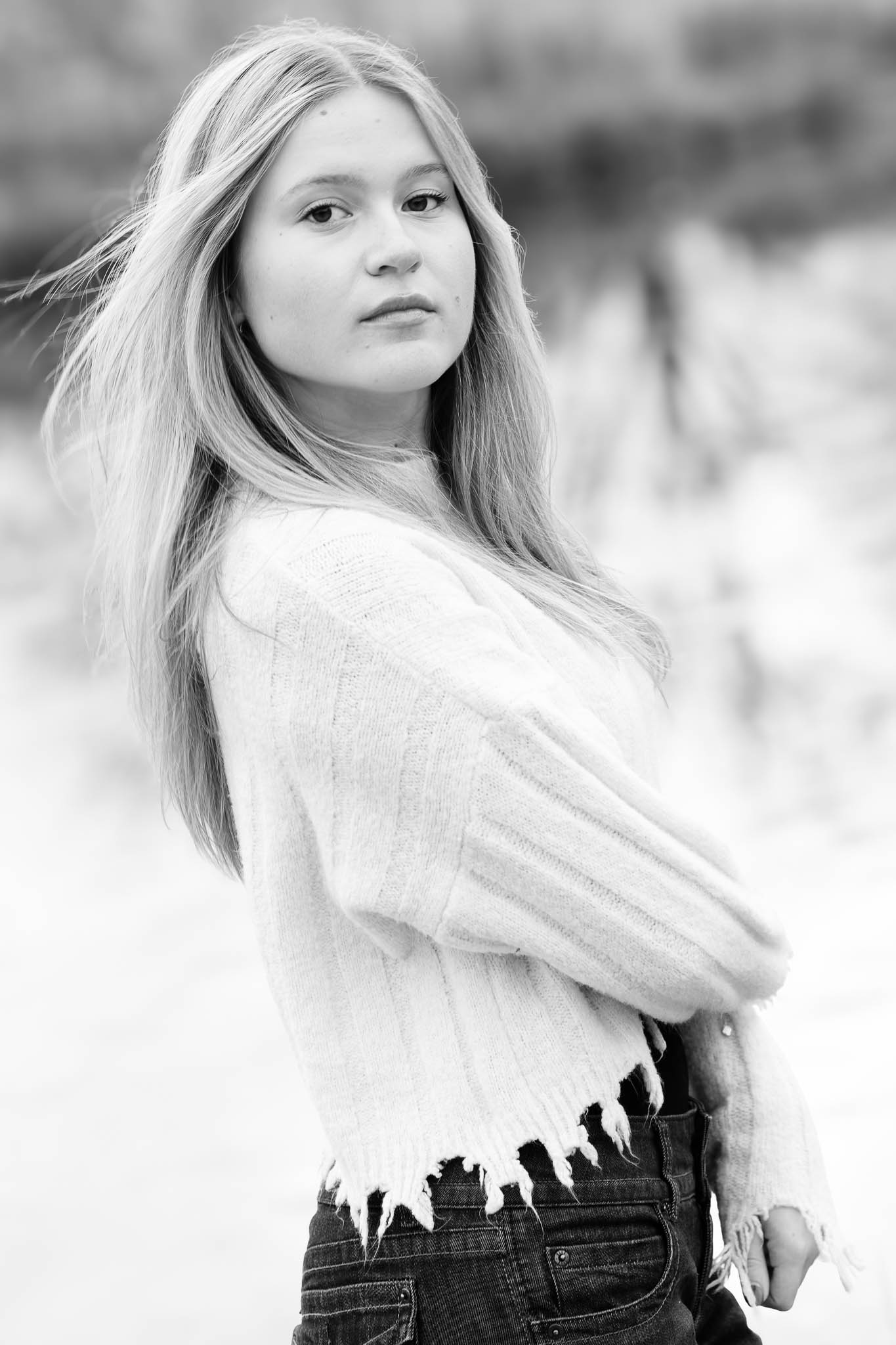 High School Senior fashion portrait